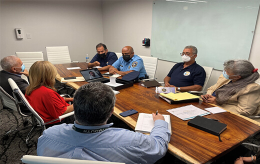                             Members of Iniciativa Comunitaria Cidreña met with the Federal Monitor for the Sustainable Reform of the Puerto Rico Police Bureau.